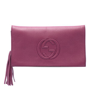 Pre-Loved Gucci Leather Soho Disco Clutch